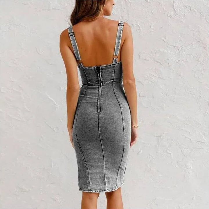 Taven™ | Abito Camisole in Denim Strutturato