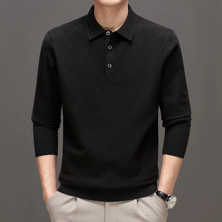 Atlas | Polo in Maglia a Rombi