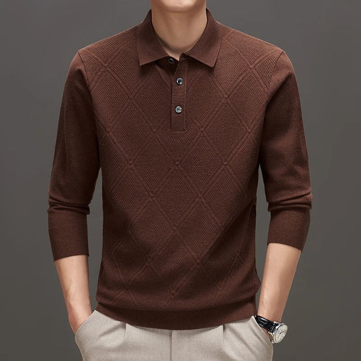 Atlas | Polo in Maglia a Rombi