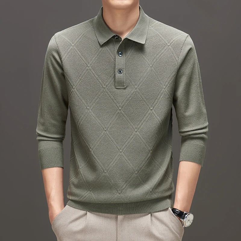 Atlas | Polo in Maglia a Rombi