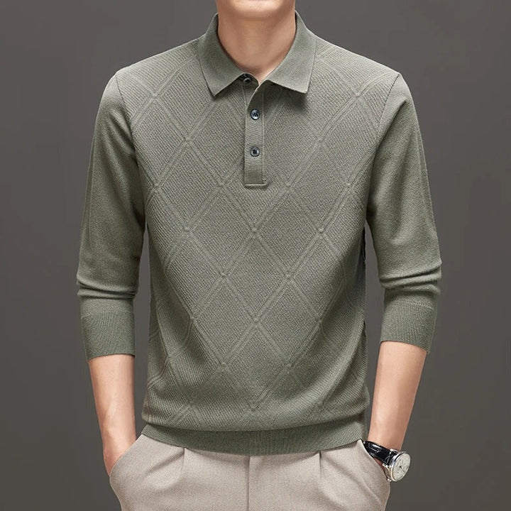 Atlas | Polo in Maglia a Rombi