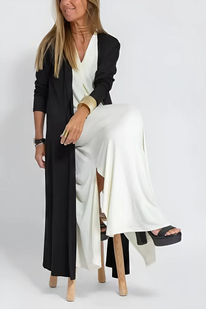 ELISE™ | Elegante Vestito Lungo con Cardigan Coordinato in Omaggio