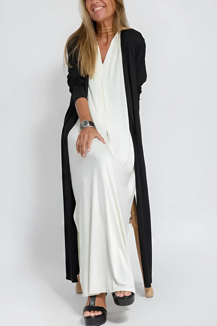 ELISE™ | Elegante Vestito Lungo con Cardigan Coordinato in Omaggio