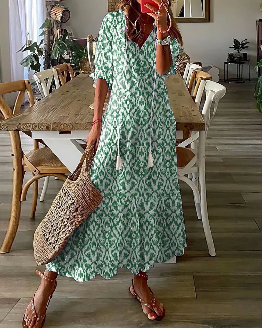 Élodie™ | Vestito Bohemien Lusinghiero e Comodo