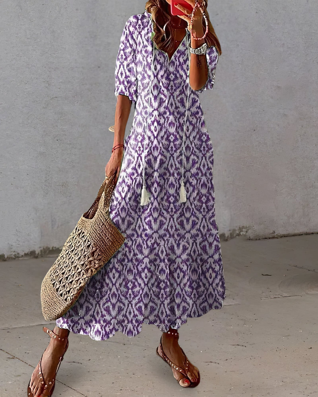 Élodie™ | Vestito Bohemien Lusinghiero e Comodo